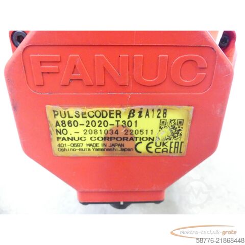 Riadiaca jednotka Fanuc A06B-0061-B003 + A860-2020-T301 Pulsecoder SN: C225F314F