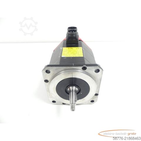 Fanuc A06B-0123-B077 AC Servo Motor SN: C988C4189 mit Pulsecoder