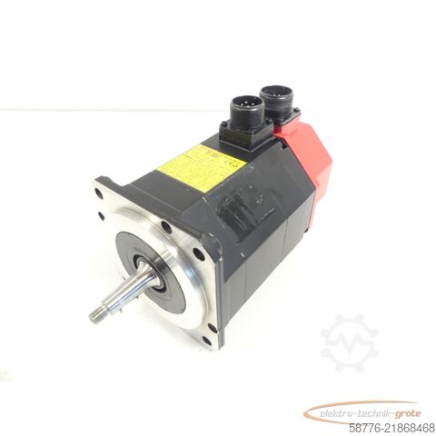  Fanuc A06B-0123-B077 AC Servo Motor SN: C988C4213 mit Pulsecoder