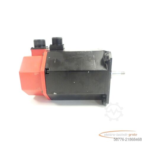  Fanuc A06B-0123-B077 AC Servo Motor SN: C988C4213 mit Pulsecoder