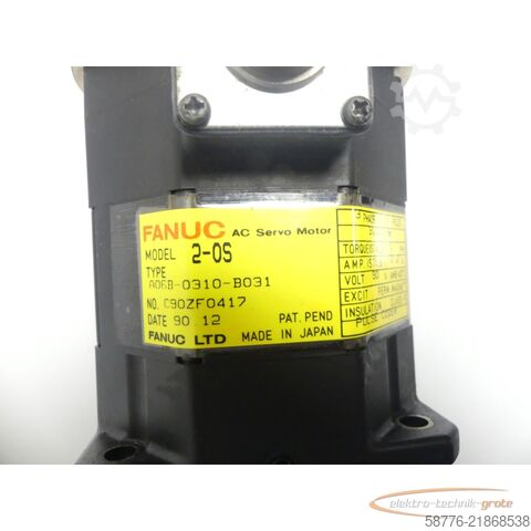 Unità di controllo Fanuc A06B-0310-B031 AC Servo Motor SN: C90ZF0417