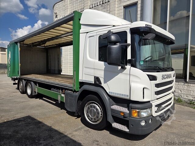 صندوق شاحنة بغطاء قماشي وحواف قابلة للطي وغطاء جانبي قابل للسحب SCANIA P 320