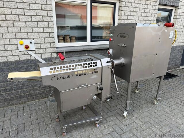 Máquina procesadora de carne Kolbe MW100 + Kolbe PM150 