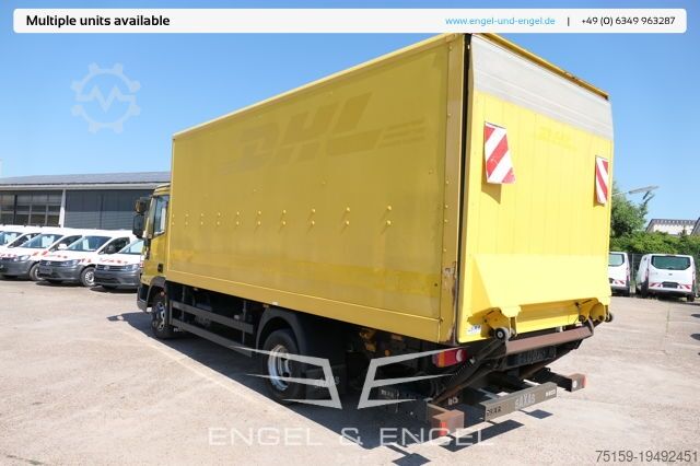 Flokkbíll iveco EuroCargo ML 75 E 16 P LBW LUFT AUTOMATIK COC EURO-5 Koffer-Innenlänge 5,5m