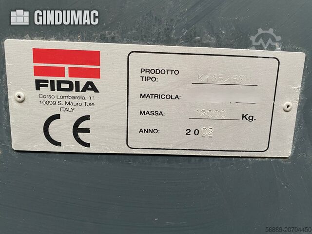 Lodrette bearbejdning center Fidia K 165 BSH