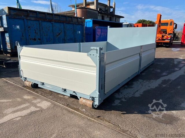 Kontejner s kukom  CONTAINER SCARRABILE NUOVO A PIANALE CON SPONDE