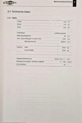 Scie à ruban Jaespa Compact 2