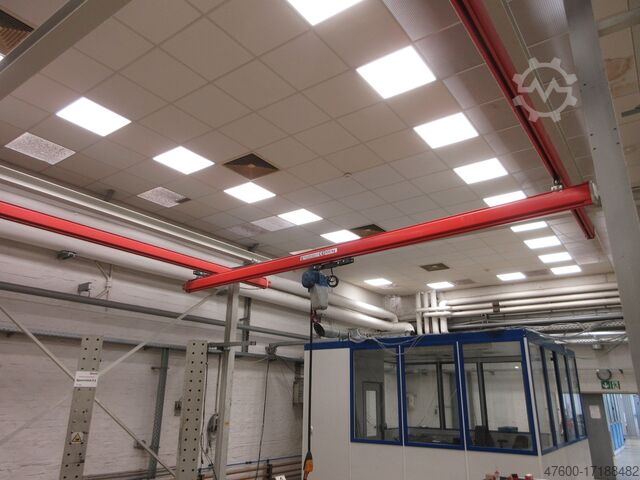 Kraanoverkapping Kraan Binnenkraan Kraanbaan Demag Kranbahn KBK2 500KG 8x5,5m Zubehör Demag KBK 2 II KBK2 500Kg + Kettenzug