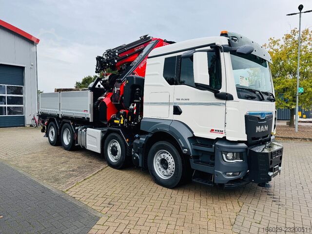Xe tải hạng nặng MAN TGS 35.520 8x2 Hydrodrive 8x4, Fassi F805 techno