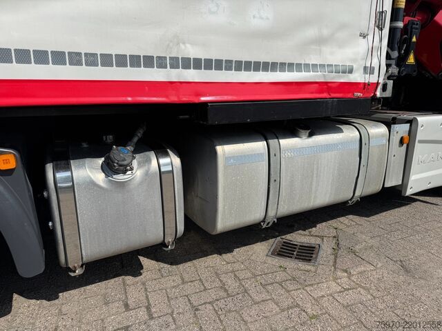 شاحنة رافعة MAN TGX 26.480 XXL 6X2 HMF 2620 CRANE + BDF BODY + ...