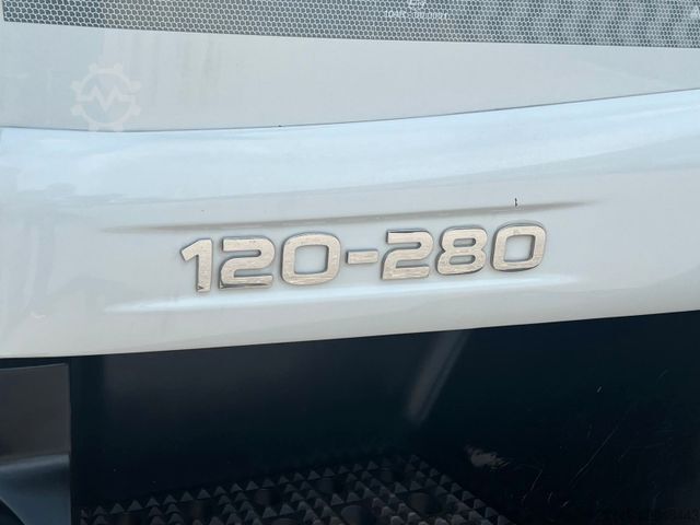 Trostrani kiperski kamion IVECO 120E280 Kipper/Kran/Palfinger/Funk/nur 32 tkm !