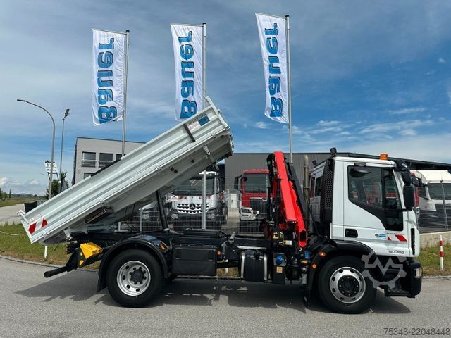 Kiper kamion IVECO 120E280 Kipper/Kran/Palfinger/Funk/nur 32 tkm !