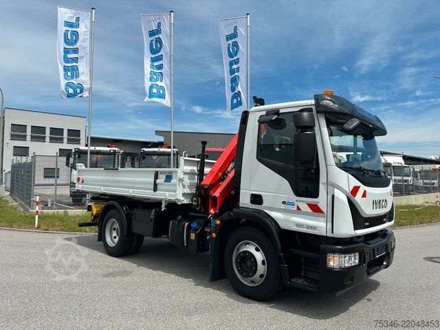 Auto-dizalica montirana na kamionu IVECO 120E280 Kipper/Kran/Palfinger/Funk/nur 32 tkm !