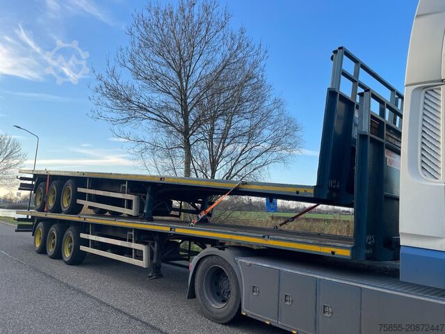 Platte bak Haan OPL45 Heavy Duty / Rungen-Potholes /BPW / 2x Li...