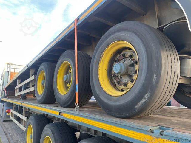 Plataforma remolque Haan OPL45 Heavy Duty / Rungen-Potholes /BPW / 2x Li...