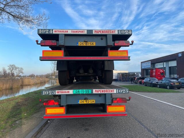 Platte bak Haan OPL45 Heavy Duty / Rungen-Potholes /BPW / 2x Li...