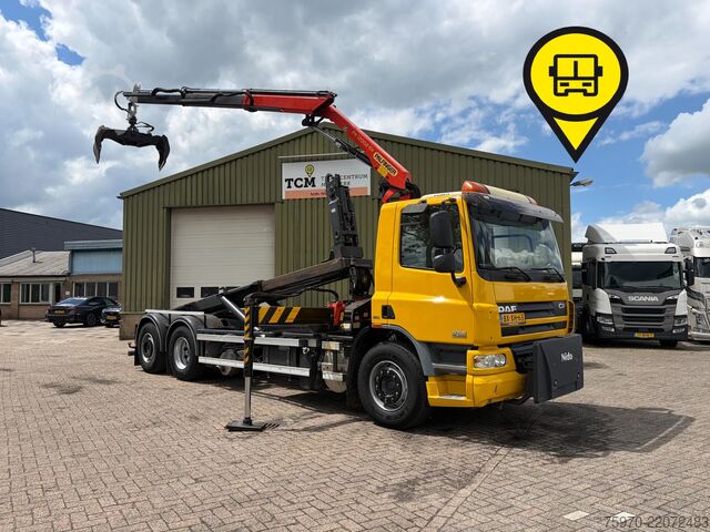 Camião-grua DAF CF 75.250 PALFINGER CRANE + HOOKLIFT  143.037km