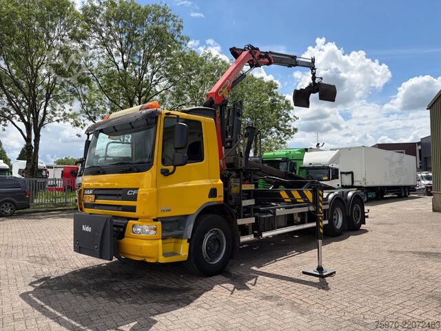 Camião-grua DAF CF 75.250 PALFINGER CRANE + HOOKLIFT  143.037km