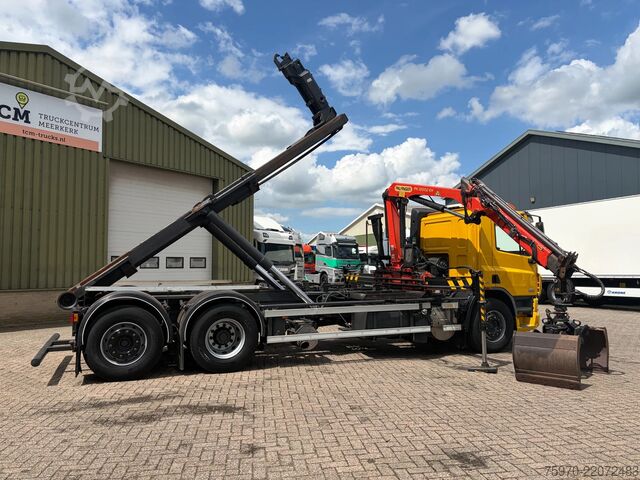 Camião-grua DAF CF 75.250 PALFINGER CRANE + HOOKLIFT  143.037km