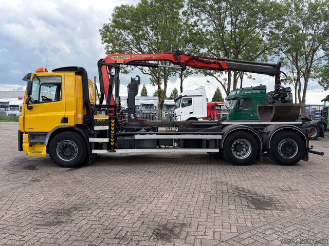 Kranabíll DAF CF 75.250 PALFINGER CRANE + HOOKLIFT  143.037km