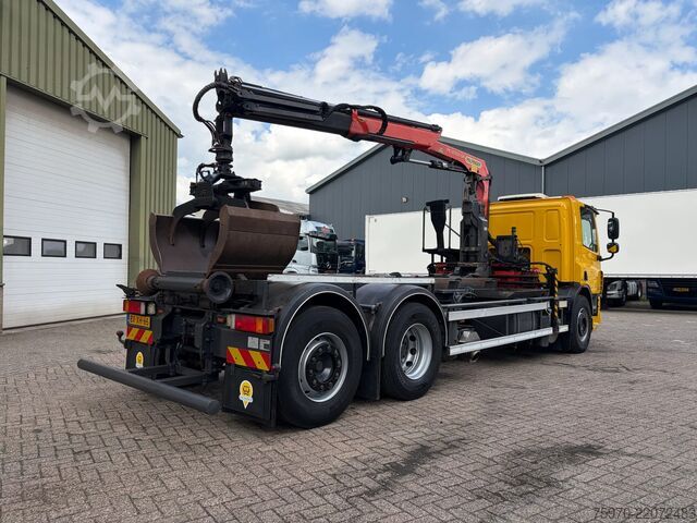 Kranabíll DAF CF 75.250 PALFINGER CRANE + HOOKLIFT  143.037km