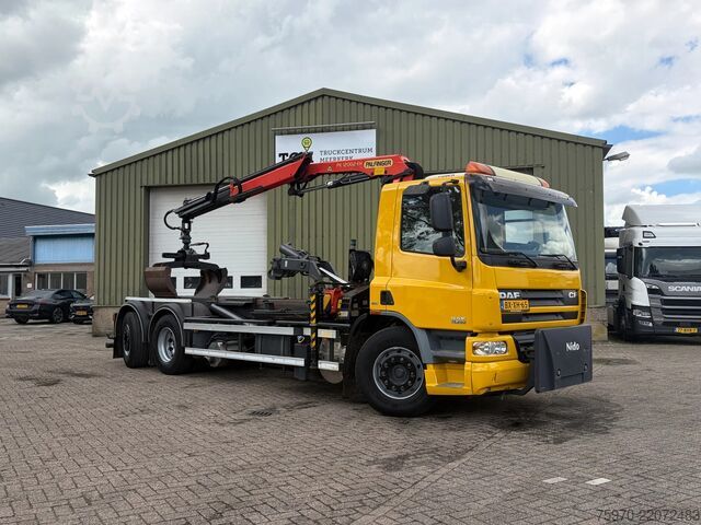 Kranabíll DAF CF 75.250 PALFINGER CRANE + HOOKLIFT  143.037km