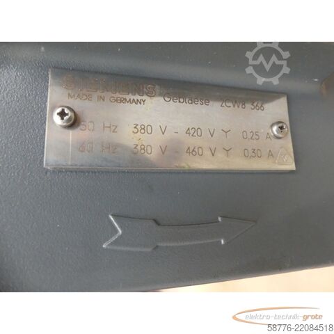 Unidade de controlo Siemens 1PH6135-1NF46-0AA0 Motor SN: EH110037685005 -generalüberholt-