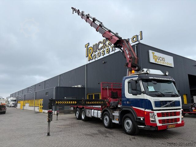 Camión grúa Volvo FM 400 + HIAB 800 HIPRO E-7 + 8X2 + EURO 5