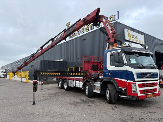 Camión grúa Volvo FM 400 + HIAB 800 HIPRO E-7 + 8X2 + EURO 5