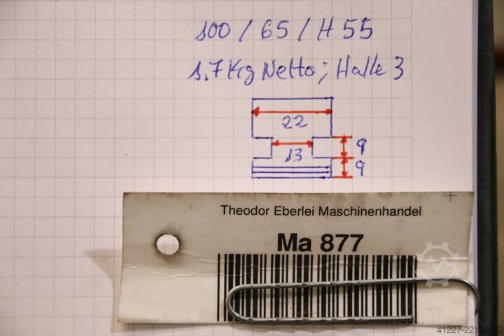 Mâchoires interchangeables unbekannt Breite 22 mm