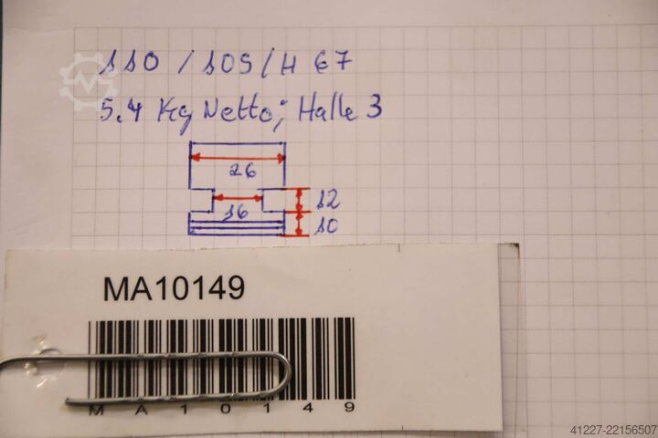 Utbytbara käftar unbekannt Breite 26 mm
