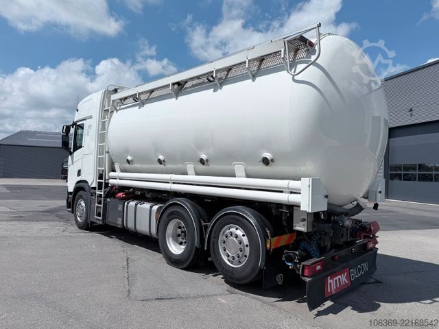 Tankbil SCANIA R500 NGS 6x2 26 m3 Grain silo / Kompressor