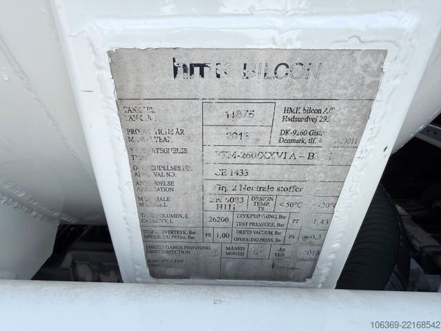 Tankbil SCANIA R500 NGS 6x2 26 m3 Grain silo / Kompressor