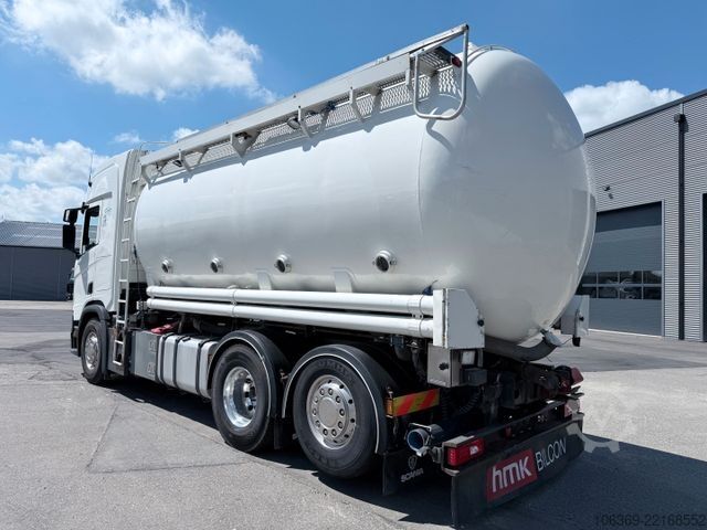 Tankbil SCANIA R500 NGS 6x2 26 m3 Grain silo / Kompressor