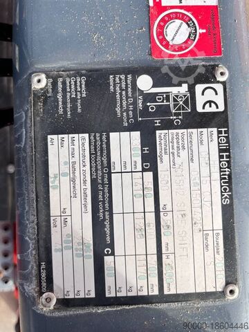 Vorkheftruck Heli CPD 15 1500 kg freelift / sideshift