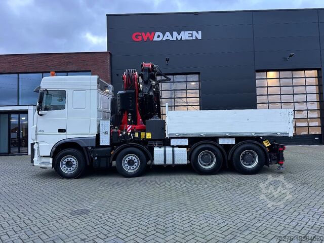 Žeriavové vozidlo DAF XF 510 8x4 Fassi F800 + Fly Jib, Winch Euro 6