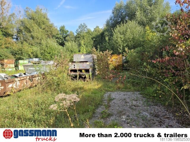Roll-off container  Absetzcontainer div. ca. 5m³ - 20m³ offen sowie