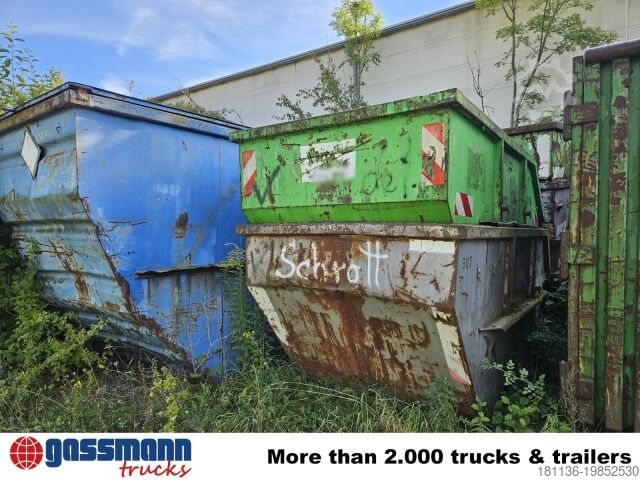 Roll-off container  Absetzcontainer div. ca. 5m³ - 20m³ offen sowie