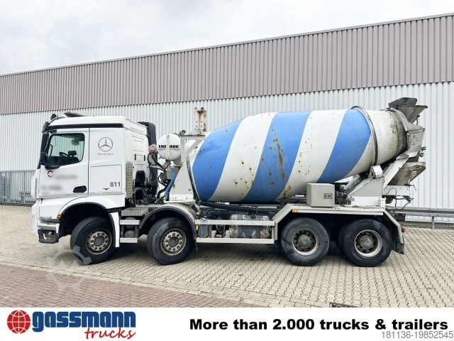 Mobiele betoncentrale Mercedes-Benz Arocs 3251 8x4/4, Betonmischer Liebherr ca. 9m³