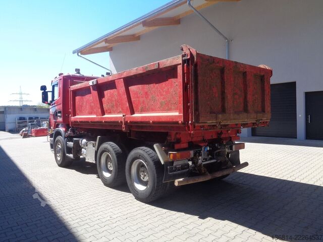 Trīspusējs kravas pašizgāzējs SCANIA R580 6x4 BB Bordmatik WE-System Retarder AHK