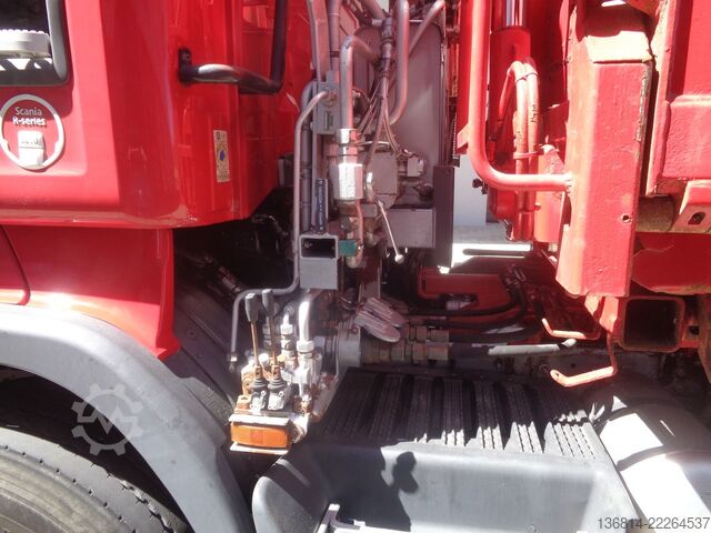 Trīspusējs kravas pašizgāzējs SCANIA R580 6x4 BB Bordmatik WE-System Retarder AHK