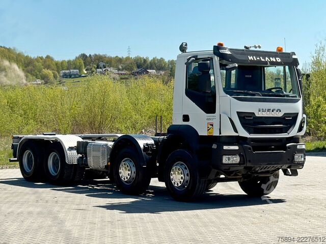 Lastbilchassis IVECO TRAKKER 450 * FAHRGESTELL * 8x4