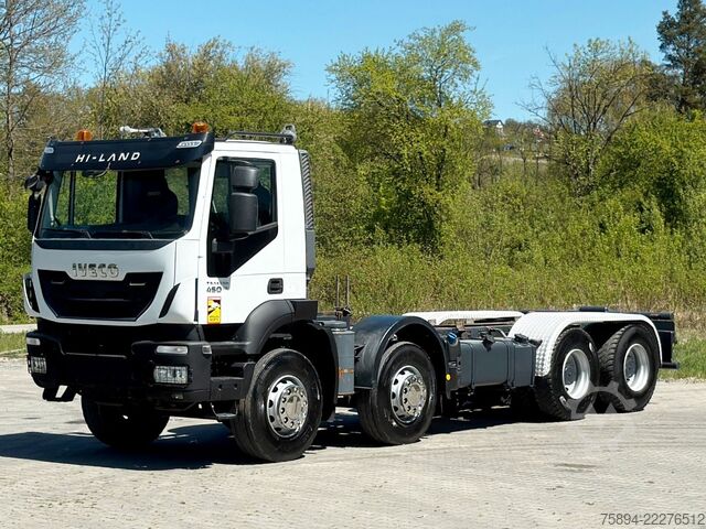 Lastbilchassis IVECO TRAKKER 450 * FAHRGESTELL * 8x4