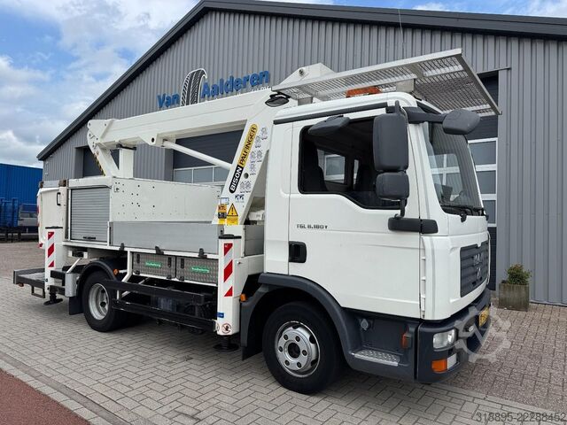  MAN TGL 8.180 Bison-Palfinger TKA 16 Hoogwerker, Hu...