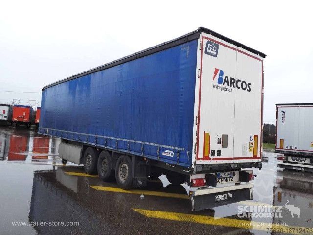 Auflieger mit Pritsche & Plane Schmitz Cargobull Semitrailer Curtainsider Standard