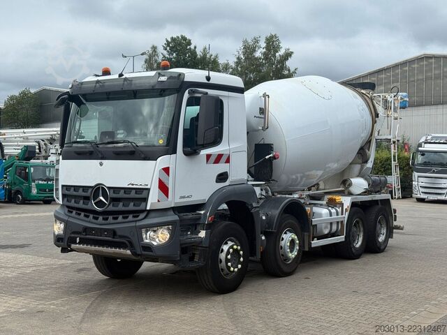 Betono maišyklės sunkvežimis MERCEDES-BENZ AROCS 3340 8x4 Betonmischer Intermix P10C UL