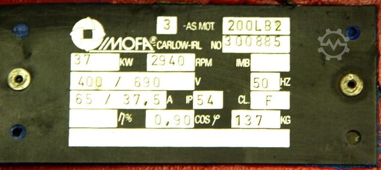 Ανεμιστήρας αναρρόφησης σκόνης 37 kW CAT Blower IF