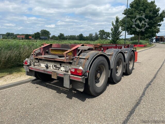 Transport af containere Fliegl SDS380 20FT Tank / ADR / BPW Disc