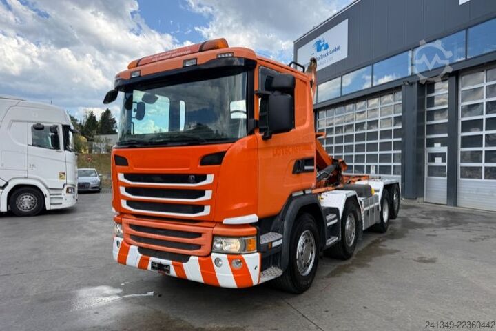 卷臂钩自卸卡车 SCANIA G490 8x2 Hiab 20T