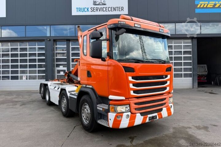 卷臂钩自卸卡车 SCANIA G490 8x2 Hiab 20T